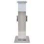 Column with garden sockets with stainless steel lamp by vidaXL, wall sockets - Ref: Foro24-41238, Price: 45,97 €, Discount: %
