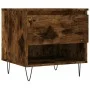 Smoked oak engineered wood coffee table 50x46x50 cm by vidaXL, Coffee table - Ref: Foro24-830918, Price: 35,62 €, Discount: %