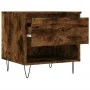 Smoked oak engineered wood coffee table 50x46x50 cm by vidaXL, Coffee table - Ref: Foro24-830918, Price: 35,62 €, Discount: %