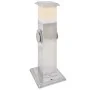 Column with garden sockets with stainless steel lamp by vidaXL, wall sockets - Ref: Foro24-41238, Price: 45,97 €, Discount: %