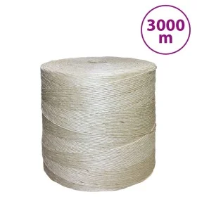100 % Sisalseil 2 mm 3000 m von vidaXL, Seile und Metallschnüre - Ref: Foro24-155003, Preis: 64,15 €, Rabatt: %