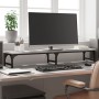 Sonoma gray engineered wood screen support 105x23x15.5cm by vidaXL, Computer bases and risers - Ref: Foro24-834013, Price: 33...