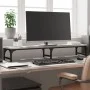 Sonoma gray engineered wood screen support 105x23x15.5cm by vidaXL, Computer bases and risers - Ref: Foro24-834013, Price: 33...