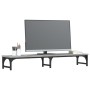 Sonoma gray engineered wood screen support 105x23x15.5cm by vidaXL, Computer bases and risers - Ref: Foro24-834013, Price: 33...
