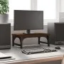 Oak brown engineered wood display stand 37x23x14 cm by vidaXL, Computer bases and risers - Ref: Foro24-833999, Price: 18,46 €...