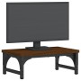 Oak brown engineered wood display stand 37x23x14 cm by vidaXL, Computer bases and risers - Ref: Foro24-833999, Price: 19,42 €...