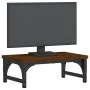 Oak brown engineered wood display stand 37x23x14 cm by vidaXL, Computer bases and risers - Ref: Foro24-833999, Price: 18,46 €...