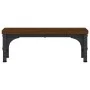 Oak brown engineered wood display stand 37x23x14 cm by vidaXL, Computer bases and risers - Ref: Foro24-833999, Price: 18,46 €...
