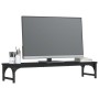 Black engineered wood display stand 85x23x15.5 cm by vidaXL, Computer bases and risers - Ref: Foro24-834005, Price: 29,95 €, ...
