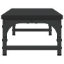 Black engineered wood display stand 85x23x15.5 cm by vidaXL, Computer bases and risers - Ref: Foro24-834005, Price: 29,95 €, ...