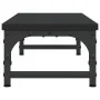 Black engineered wood display stand 85x23x15.5 cm by vidaXL, Computer bases and risers - Ref: Foro24-834005, Price: 29,54 €, ...