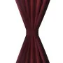 2 burgunderfarbene Mikrosatin-Vorhänge mit Schlaufen, 140 x 175 cm. von vidaXL, Vorhänge und Gardinen - Ref: Foro24-130362, P...