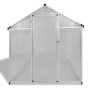 Invernadero de aluminio reforzado con marco base 4,6 m² de vidaXL, Invernaderos - Ref: Foro24-41317, Precio: 441,32 €, Descue...