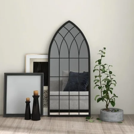 Espejo hierro negro para uso interior 100x45 cm by vidaXL, Mirrors - Ref: Foro24-3093512, Price: 119,25 €, Discount: %
