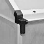 Invernadero de aluminio reforzado con marco base 4,6 m² de vidaXL, Invernaderos - Ref: Foro24-41317, Precio: 455,01 €, Descue...