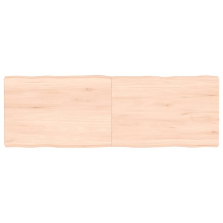 Massivholz Tischplatte Kante natur 120x40x(2-6) cm von vidaXL, Tischplatten - Ref: Foro24-363891, Preis: 36,91 €, Rabatt: %