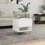 Mesa de centro madera de ingeniería blanco brillo 50x46x50 cm de vidaXL, Mesas de centro - Ref: Foro24-830912, Precio: 38,34 ...