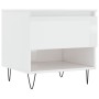 Couchtisch aus Holzwerkstoff glänzend weiß 50x46x50 cm von vidaXL, Couchtisch - Ref: Foro24-830912, Preis: 38,68 €, Rabatt: %