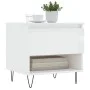 Mesa de centro madera de ingeniería blanco brillo 50x46x50 cm de vidaXL, Mesas de centro - Ref: Foro24-830912, Precio: 38,34 ...