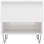 Couchtisch aus Holzwerkstoff glänzend weiß 50x46x50 cm von vidaXL, Couchtisch - Ref: Foro24-830912, Preis: 38,68 €, Rabatt: %