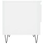 Couchtisch aus Holzwerkstoff glänzend weiß 50x46x50 cm von vidaXL, Couchtisch - Ref: Foro24-830912, Preis: 38,68 €, Rabatt: %