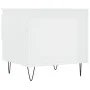 Mesa de centro madera de ingeniería blanco brillo 50x46x50 cm de vidaXL, Mesas de centro - Ref: Foro24-830912, Precio: 38,34 ...