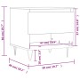 Couchtisch aus Holzwerkstoff glänzend weiß 50x46x50 cm von vidaXL, Couchtisch - Ref: Foro24-830912, Preis: 38,68 €, Rabatt: %