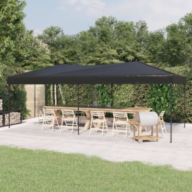 Carpa para fiestas plegable gris antracita 3x6 m