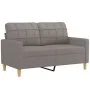 Three-piece sofa set with gray taupe fabric cushions by vidaXL, Sofas - Ref: Foro24-3201265, Price: 637,04 €, Discount: %