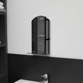 Wandspiegel mit Ablage aus gehärtetem Glas 20x40 cm von vidaXL, Spiegel - Ref: Foro24-249429, Preis: 16,78 €, Rabatt: %