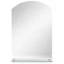Wandspiegel mit Ablage aus gehärtetem Glas 20x40 cm von vidaXL, Spiegel - Ref: Foro24-249429, Preis: 16,78 €, Rabatt: %