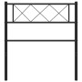 Kopfteil aus schwarzem Metall, 90 cm von vidaXL, Kopf- und Fußteile - Ref: Foro24-372305, Preis: 22,32 €, Rabatt: %