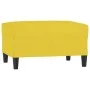 Light yellow fabric footrest 70x55x41 cm by vidaXL, Ottomans - Ref: Foro24-349308, Price: 57,81 €, Discount: %