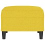 Fußstütze aus hellgelbem Stoff 70x55x41 cm von vidaXL, Osmanen - Ref: Foro24-349308, Preis: 58,69 €, Rabatt: %