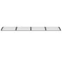 Marquesina puerta policarbonato negro y transparente 350x75 cm de vidaXL, Toldos - Ref: Foro24-153591, Precio: 102,77 €, Desc...