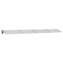 Marquesina puerta policarbonato gris y transparente 400x75 cm de vidaXL, Toldos - Ref: Foro24-153598, Precio: 97,95 €, Descue...