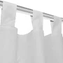 2 white micro-satin curtains with loops, 140 x 175 cm by vidaXL, Curtains and curtains - Ref: Foro24-130359, Price: 25,88 €, ...
