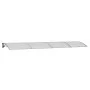 Marquesina de puerta policarbonato gris 400x100 cm de vidaXL, Toldos - Ref: Foro24-153601, Precio: 120,38 €, Descuento: %
