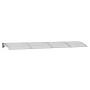 Türvordach aus grauem Polycarbonat 400x100 cm von vidaXL, Markisen - Ref: Foro24-153601, Preis: 121,94 €, Rabatt: %
