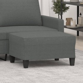 Fußstütze aus dunkelgrauem Stoff 70x55x41 cm von vidaXL, Osmanen - Ref: Foro24-349348, Preis: 66,32 €, Rabatt: %