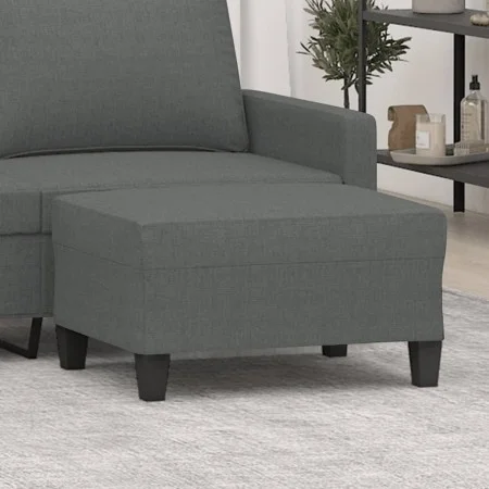 Fußstütze aus dunkelgrauem Stoff 70x55x41 cm von vidaXL, Osmanen - Ref: Foro24-349348, Preis: 63,25 €, Rabatt: %