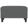Fußstütze aus dunkelgrauem Stoff 70x55x41 cm von vidaXL, Osmanen - Ref: Foro24-349348, Preis: 66,32 €, Rabatt: %