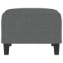 Fußstütze aus dunkelgrauem Stoff 70x55x41 cm von vidaXL, Osmanen - Ref: Foro24-349348, Preis: 66,32 €, Rabatt: %
