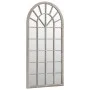 Garden mirror made of iron in sand color for outdoor use, 90x45 cm. by vidaXL, Mirrors - Ref: Foro24-318347, Price: 149,94 €,...