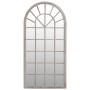 Garden mirror made of iron in sand color for outdoor use, 90x45 cm. by vidaXL, Mirrors - Ref: Foro24-318347, Price: 153,60 €,...