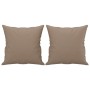 Set von Sofas mit Kissen 4 Stück Kunstleder Cappuccino von vidaXL, Sofas - Ref: Foro24-3201357, Preis: 699,91 €, Rabatt: %