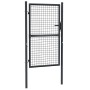 Puerta de jardín de malla de acero galvanizado, 100 x 150 cm