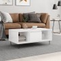 Couchtisch aus Sperrholz glänzend weiß 90x50x36,5 cm von vidaXL, Couchtisch - Ref: Foro24-830590, Preis: 68,03 €, Rabatt: %