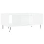 Couchtisch aus Sperrholz glänzend weiß 90x50x36,5 cm von vidaXL, Couchtisch - Ref: Foro24-830590, Preis: 68,03 €, Rabatt: %