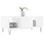 Couchtisch aus Sperrholz glänzend weiß 90x50x36,5 cm von vidaXL, Couchtisch - Ref: Foro24-830590, Preis: 67,19 €, Rabatt: %